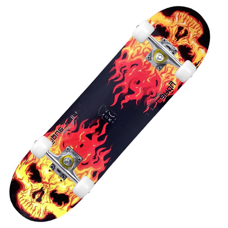Fire skull